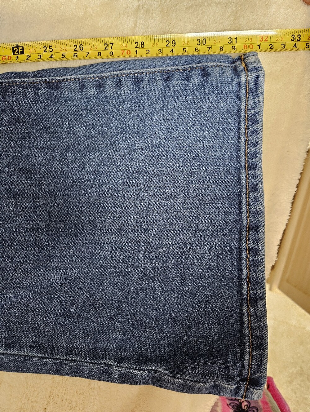 Lauren Conrad Super High Rise Flare Jeans Size 8 Light Wash Preppy - Picture 5 of 13